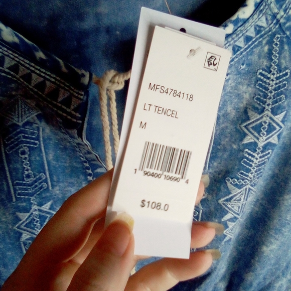 Nwt Design History acid wash embroidered dress - Picture 5 of 13